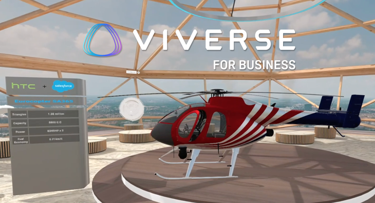 Htc Showcases Viverse For Business With Salesforce And Cognitive D