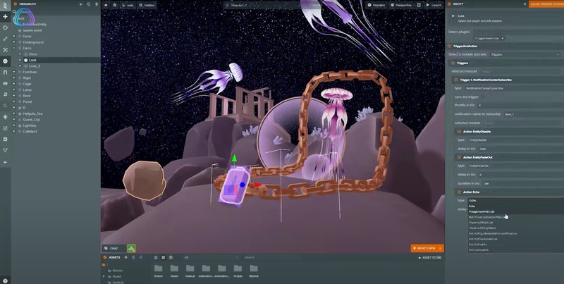 An image of Star Realm in the PlayCanvas UI.