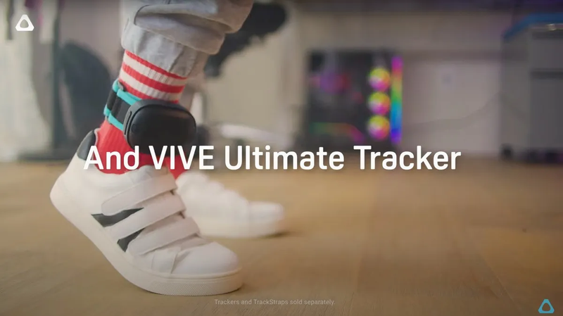 As for full body tracking, the VIVE Ultimate Tracker naturally integrates with the VIVE Focus Vision as well.