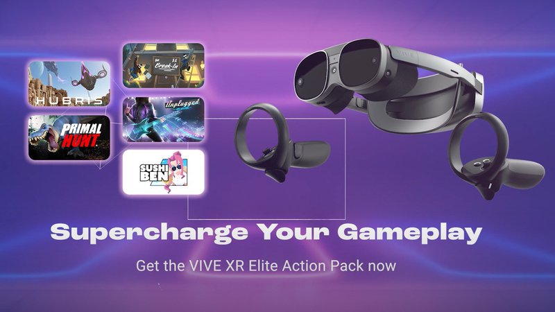 Get them all with the VIVE XR Elite Action Pack