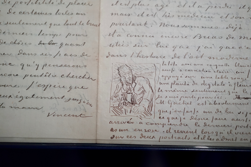 In a letter to his brother Theo, Van Gogh also recorded his creative process in writing