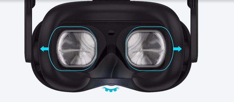 Inside view of the VIVE Focus 3 all-in-one VR headset from HTC VIVE showing its IPD adjustment feature.jpg