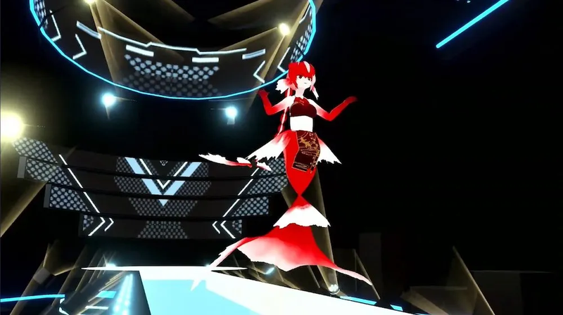 The fashion show stage of the Avatar Awards