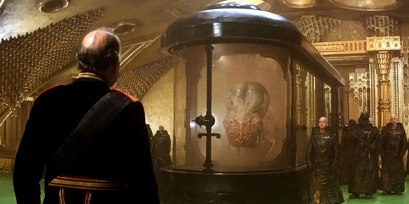 The navigators in - Dune - look truly terrifying and very much in keeping with David Lynch's style