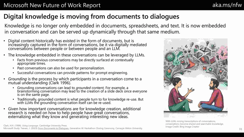 The scattered fragments of knowledge in our conversations can be captured and integrated through AI. But I wonder if AI ever gets tired of hearing trash talk