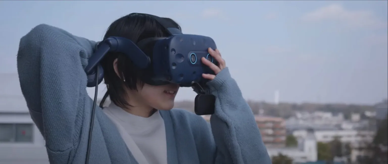 The team utilizes VIVE Pro Eye and is encouraged to try the latest VIVE Full Face tracker