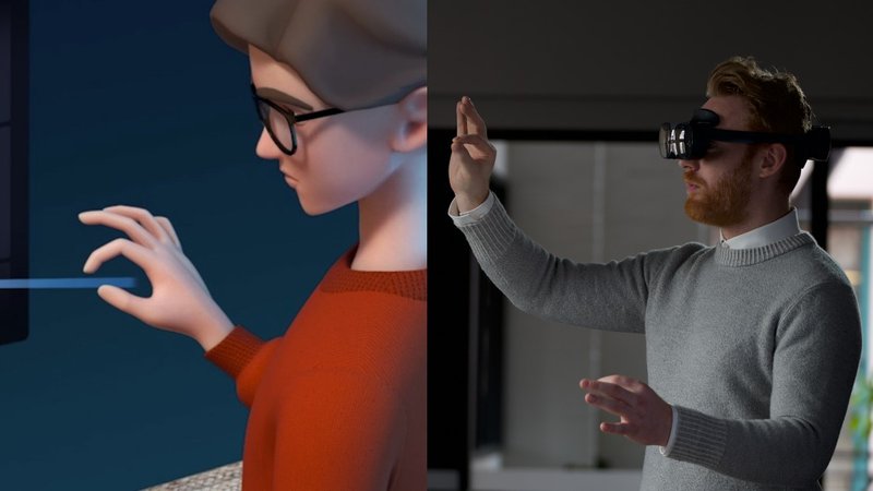 VR avatar moving hands in response to user's real-world hand movements captured with hand tracking.jpg