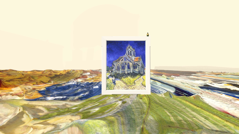 VR version of “The Church of Auvers”