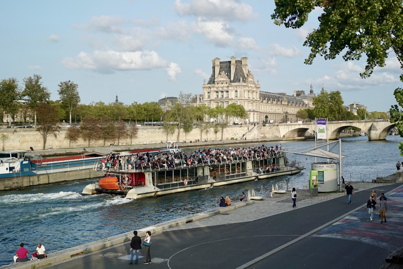 View of the Musée d'Orsay from the Seine River