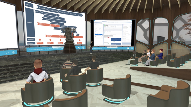 Virtual meetings are a more immersive experience in the metaverse